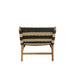 Kussen 3-zitsbank Zwart Teakhout 65x168 cm-Kussens-J-Line