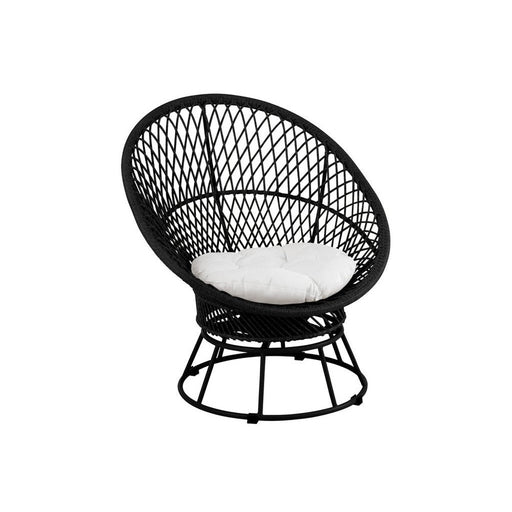 Kussen 3-zitsbank Zwart ijzer 90 cm 90x92x100 cm-Kussens-J-Line