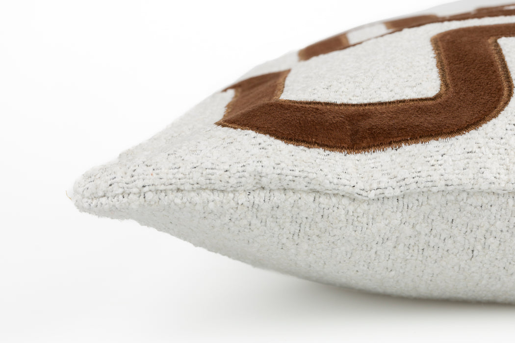 Kussen Ayur Polyester Bruin 40x40 cm-Kussens-Creating Home
