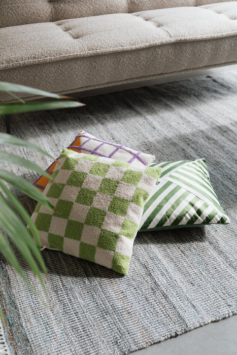 Kussen Lux Polyester Geel 40x40 cm-Kussens-Creating Home