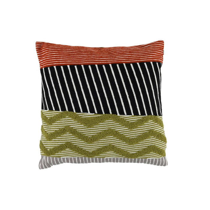 Kussen Nira Polyester Groen 40x40 cm-Kussens-Creating Home