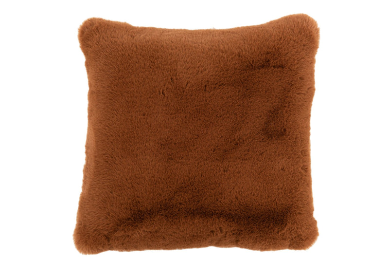 Kussen Sierkussen Bruin Polyester 45 cm Polyester 45x45x10 cm-Kussens-J-Line