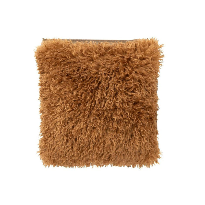 Kussen Sierkussen Bruin Polyester 45 cm Polyester 45x45x15 cm-Kussens-J-Line