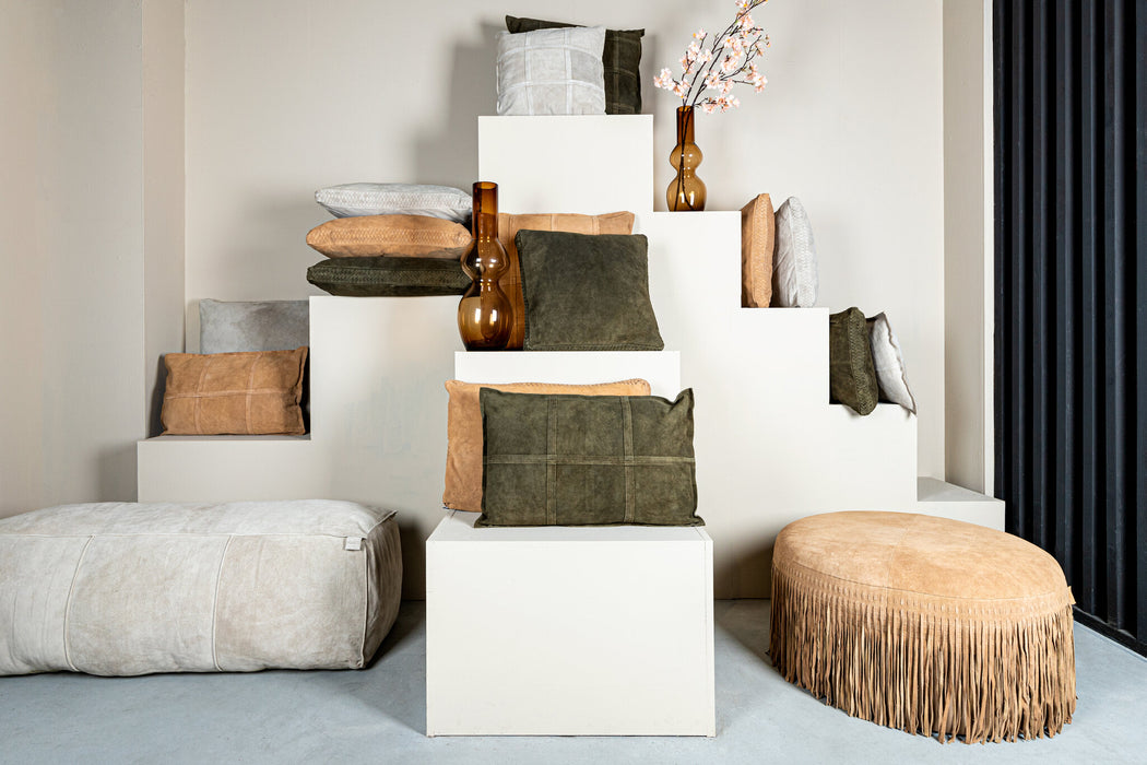 Kussen Sierkussen Cobie Polyester Beige 715916