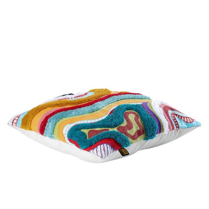 Kussen Sierkussen Courtneay Stof Blauw 4x45 cm
