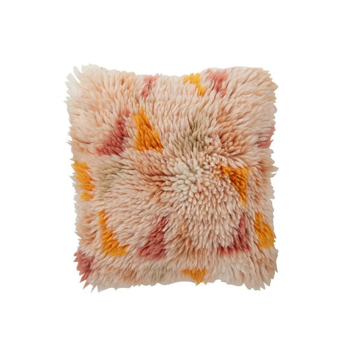 Kussen Sierkussen Geometric Wool Multicolored 50x50x15 cm-Kussens-J-Line