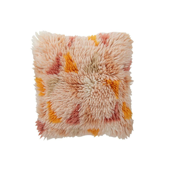 Kussen Sierkussen Geometric Wool Multicolored 50x50x15 cm-Kussens-J-Line