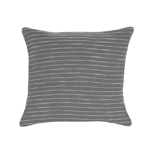 Kussen Sierkussen Geweven Grijs Katoen 45x45 cm-Kussens-LABEL51