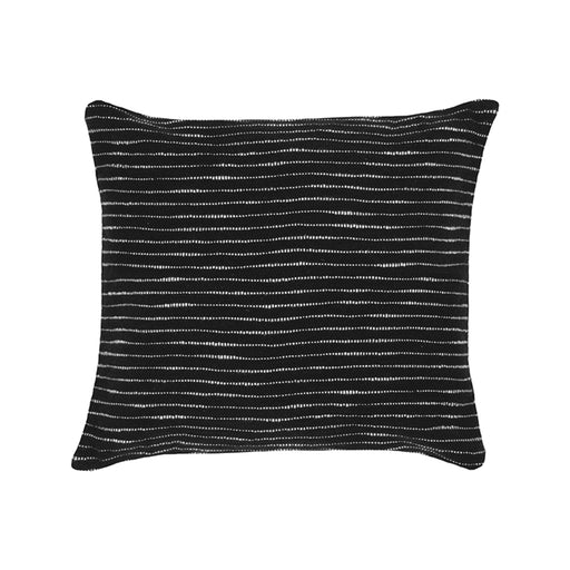 Kussen Sierkussen Geweven Zwart Katoen 45x45 cm-Kussens-LABEL51