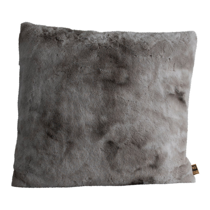 Decorative Cushion Linde Grey Faux Fur Throw Pillow Square L