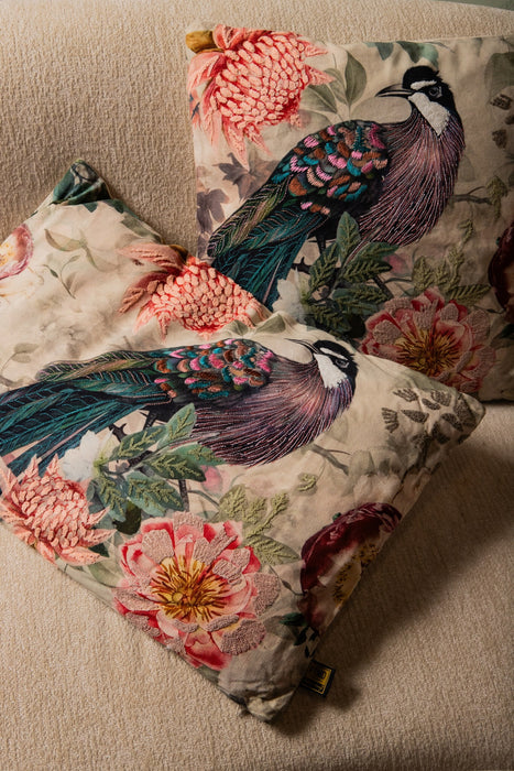 Kussen Sierkussen Loralee Polyester Groen 3x45 cm