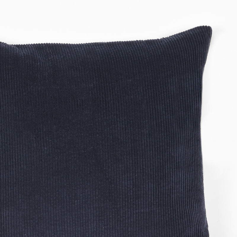 Kussen Sierkussen Rib Navy Katoen 45x45 cm-Kussens-LABEL51