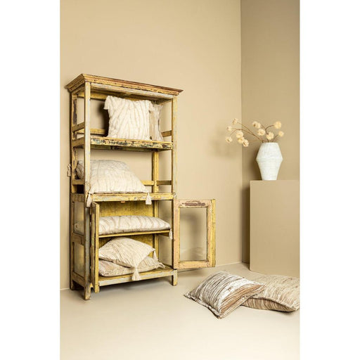 Kussen Sierkussen Zalie Stof Beige 3x90 cm-Kussens-PTMD