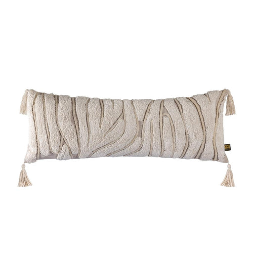 Kussen Sierkussen Zalie Stof Beige 3x90 cm-Kussens-PTMD
