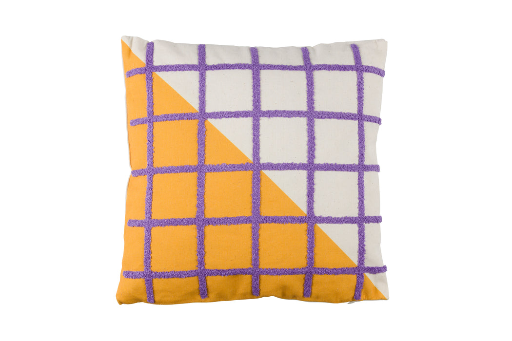 Kussen Sota Polyester Geel 40x40 cm-Kussens-Creating Home