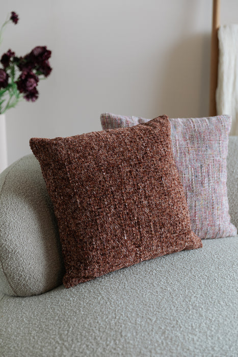 Kussen Sydney Polyester Terracotta 40x40 cm-Kussens-Creating Home