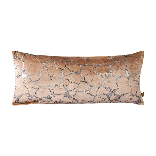 Kyleen Goud Fluweel Rect Sierkussen Crackle Print-Decoratief kussen-PTMD