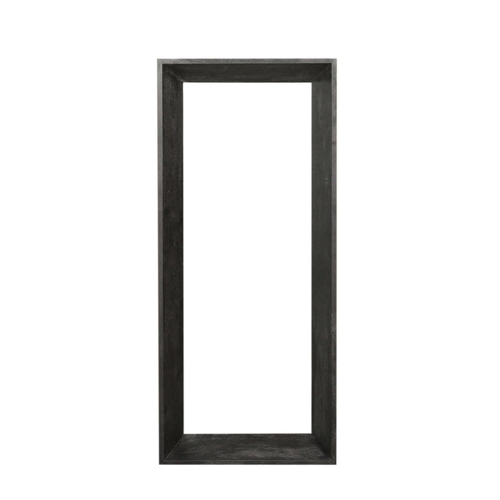 Kyro Zwart Acaciahout Hout Rechthoekig Spiegel Klein-Spiegels-PTMD