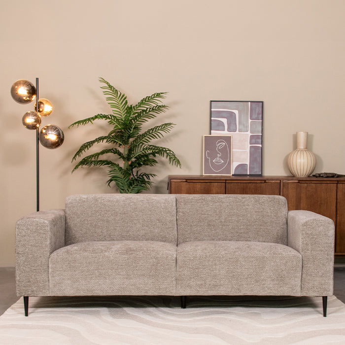 LABEL51 Bank Eden - Stone - Chenille - 3-Zits-3-Zitsbanken-LABEL51