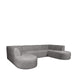 LABEL51 Bank Espen - Stone - Chenille - U-Bank-3-Zitsbanken-LABEL51