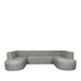 LABEL51 Bank Espen Stone Chenille U-Bank 332x223x79 cm-3-Zitsbanken-LABEL51
