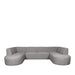 LABEL51 Bank Espen - Stone - Chenille - U-Bank-Hoekbanken-LABEL51