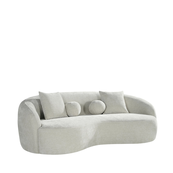 LABEL51 Bank Novo Naturel Chenille 3-Zits 236x124x80 cm-Banken-LABEL51