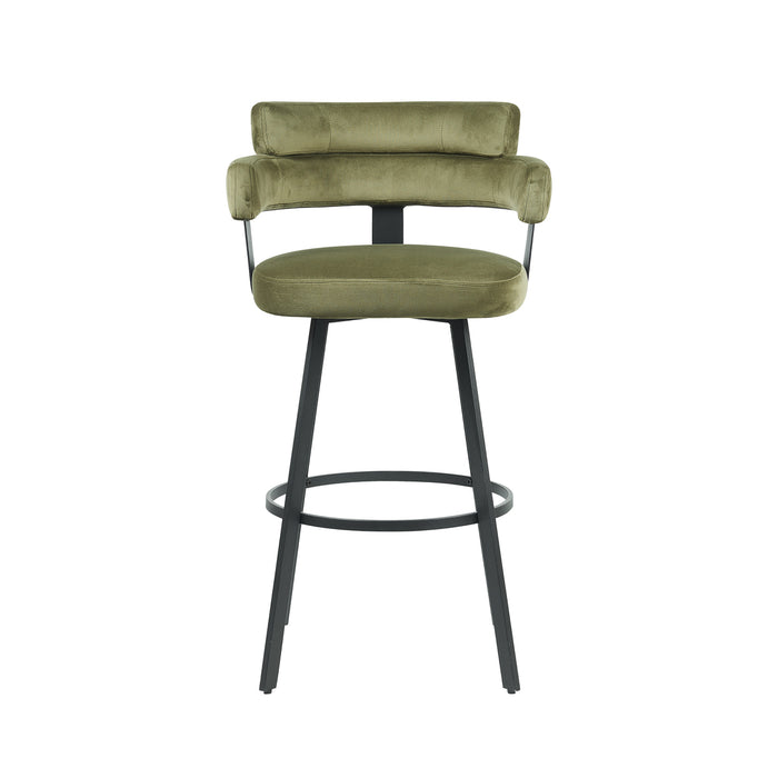 LABEL51 Barkruk Bardio - Hunter - Fluweel - Zithoogte 75-Barkrukken-LABEL51