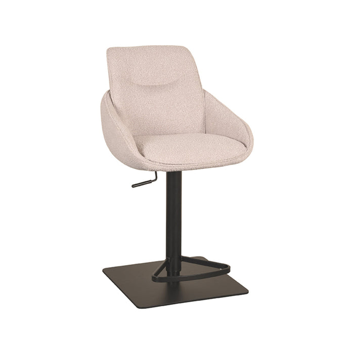 LABEL51 Barkruk Beauty - Naturel - Boucle - Gaslift-Barkrukken-LABEL51