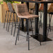 LABEL51 Barkruk Bistro - Taupe - Micro Suede - Hoog-Barkrukken-LABEL51