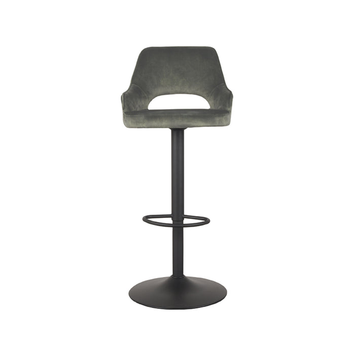 LABEL51 Barkruk Fer Hunter Velours Gaslift 50x52x110 cm-Barkrukken-LABEL51