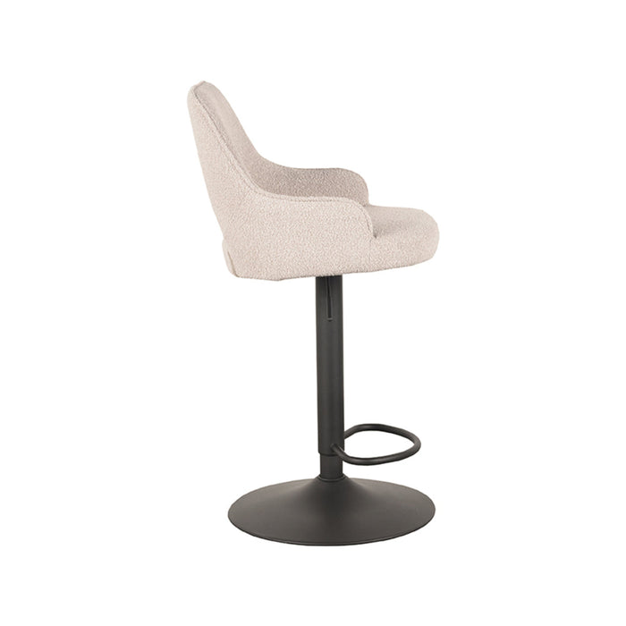 LABEL51 Barkruk Fer - Naturel - Boucle - Gaslift-Barkrukken-LABEL51