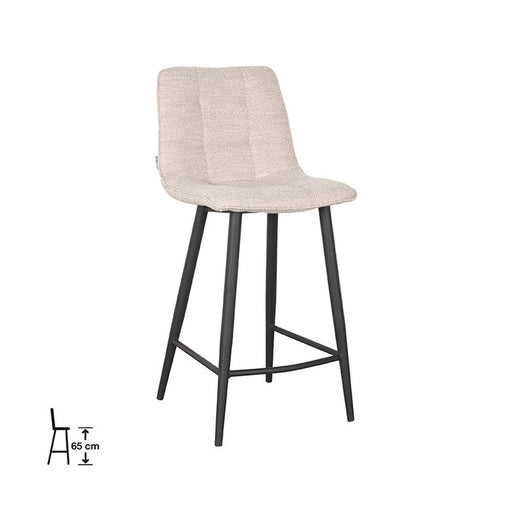 LABEL51 Barkruk Jelt - Naturel - Boucle - Laag-Barkrukken-LABEL51