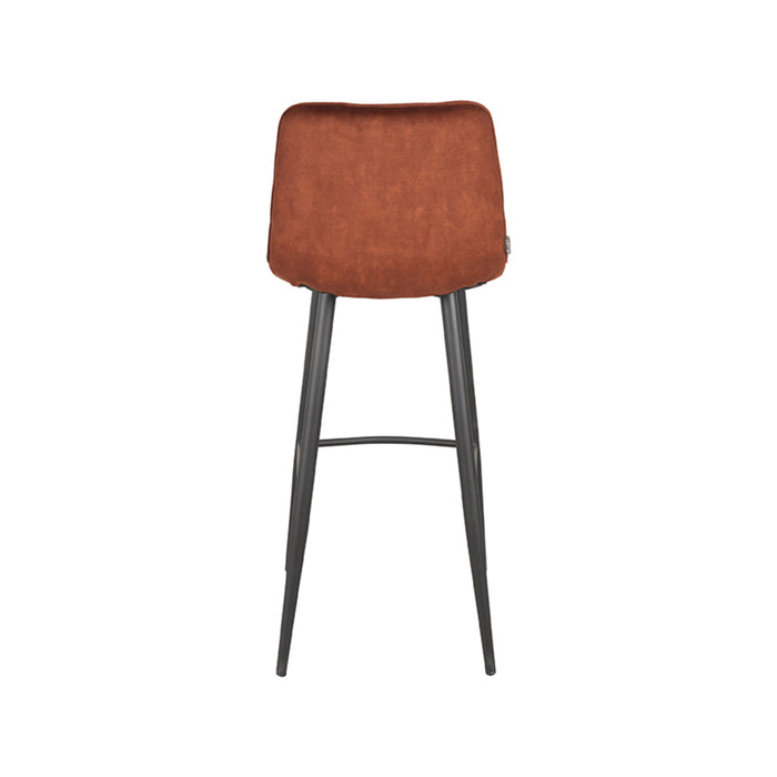 LABEL51 Barkruk Jelt Rust Velours 45x48x107 cm-Barkrukken-LABEL51