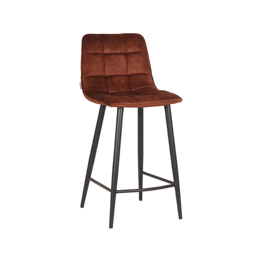 LABEL51 Barkruk Jelt - Rust - Velours - Laag-Barkrukken-LABEL51