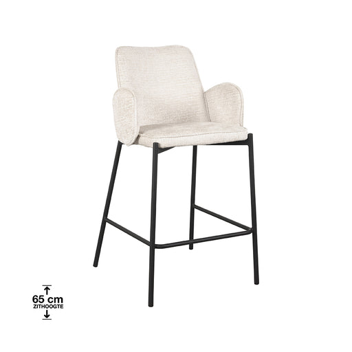 LABEL51 Barkruk Joni - Creme - Elegance - Laag-Barkrukken-LABEL51