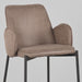 LABEL51 Barkruk Joni Taupe Micro Suede 51x53x107 cm-Barkrukken-LABEL51
