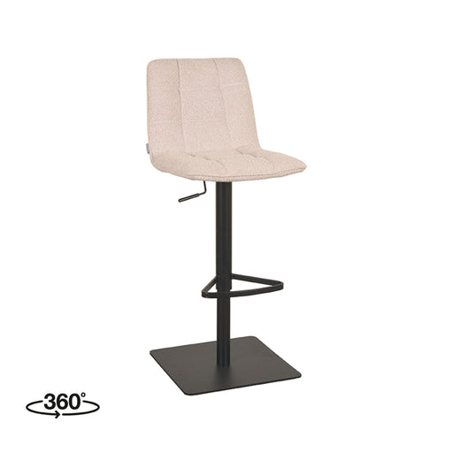 LABEL51 Barkruk Juul - Naturel - Boucle - Gaslift-Barkrukken-LABEL51