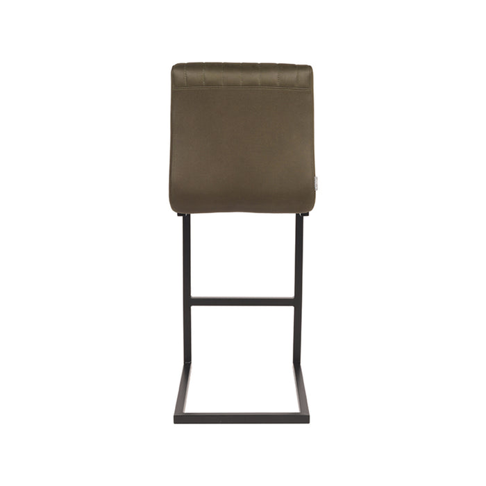 LABEL51 Barkruk Milo Army Microvezel 41x53x100 cm-Barkrukken-LABEL51