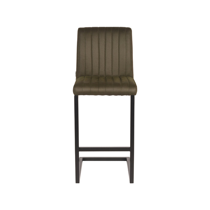 LABEL51 Barkruk Milo - Army - Microvezel - Laag-Barkrukken-LABEL51