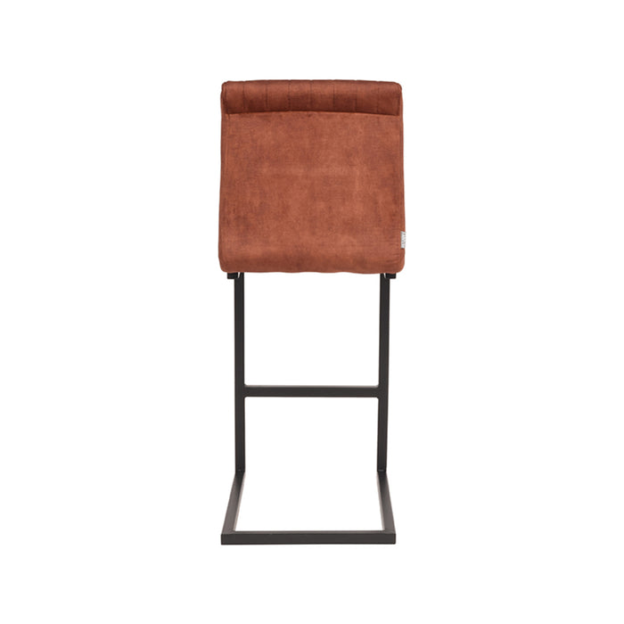 LABEL51 Barkruk Milo Fluweel Rust 66cm-Barkrukken-LABEL51