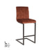 LABEL51 Barkruk Milo Fluweel Rust 66cm-Barkrukken-LABEL51