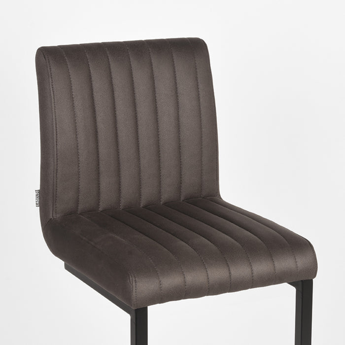 LABEL51 Barkruk Milo Stof Antraciet 66cm-Barkrukken-LABEL51