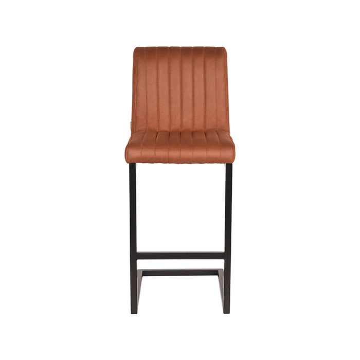 LABEL51 Barkruk Milo Stof Cognac 66cm-Barkrukken-LABEL51