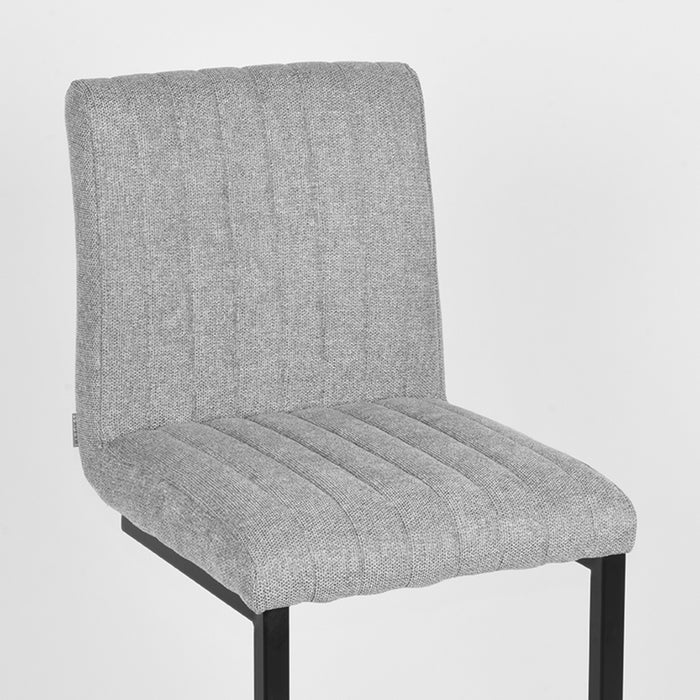 LABEL51 Barkruk Milo Stof Zinc 66cm-Barkrukken-LABEL51