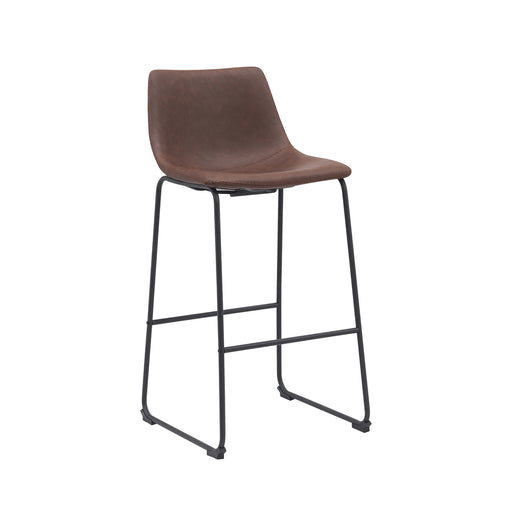 LABEL51 Barkruk Risto - Bruin - Kunstleder - Hoog-Barkrukken-LABEL51