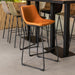 LABEL51 Barkruk Risto Cognac Kunstleder Hoog 47x56x102 cm-Barkrukken-LABEL51