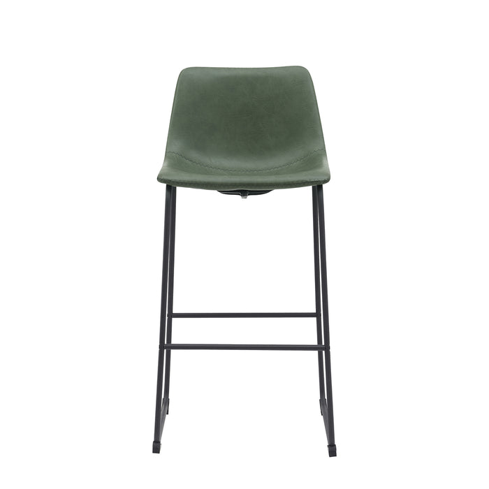 LABEL51 Barkruk Risto - Hunter - PU-Leder - Zithoogte 75-Barkrukken-LABEL51