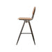LABEL51 Barkruk Solid - Walnoot - Hout - Hoog-Barkrukken-LABEL51