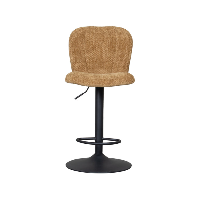 LABEL51 Barkruk Vino - Mustard - Elite - Zithoogte 64-84 - Draaibaar-Barkrukken-LABEL51